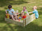 TP Play - Zandbak met deksel - 100 x 90 x 27 cm - Houtkleurig