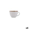 Bidasoa Orion - Theeglas en Koffieglas - Keramisch 200 ml - Wit (6 Stuks)