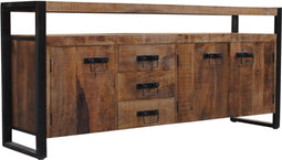 Dressoir | Strong | 180 cm | mangohout | staal