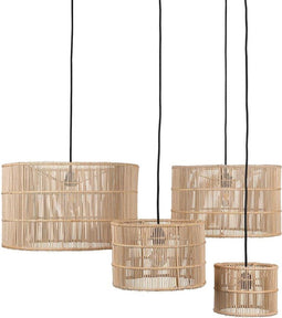 Original Home Lampshade Tube Natural - Set of 4