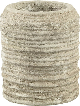 PTMD Valence Bloempot - H20 x Ø17 cm - Keramiek - Zand