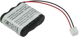 NiMH-accupack met 3,6 volt en 400 mAh capaciteit, ontwerp F1x3 met kabel en stekker vervangt GP 30AAAM3BMXZ, GPRHC043M033, afmetingen 31 x 31,5 x 10,4 mm