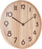 Wandklok Pure - Licht lindehout - Large - Ø60cm