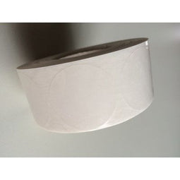 Klika - Etiket 35 mm rond transparant 1000 stuks - 12 stuks