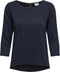JDY - SAGA 34 ZIP TOP JRS NOOS - Driekwart mouwen - Ronde hals
