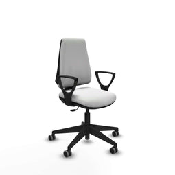 Piqueras y Crespo BFN066G - Bureaustoel - Verstelbare hoogte draaiend - Wit