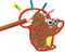SES - Wasknijper dieren - dierenfiguren kleurplaten - met 8 kleurpotloden, 50 gekleurde mini knijpers en wiebeloog stickers