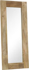 vidaXL - Spiegel - 50x50 - cm - massief - mangohout