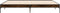 vidaXL - Bedframe - bewerkt - hout - metaal - gerookt - eikenkleurig - 180x200 - cm