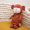 Trixie Knuffel - Mr. Monkey - Dieren Pluche - Aap - Eerste knuffel voor Baby - 100% biologisch katoen - Klein