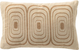 Dutch Decor ELIANA - Kussenhoes 40x60 cm - Tofu - beige - met rits - zonder binnenkussen