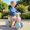 Coast Loopfiets - 4 Wielen - Verstelbaar Zadel - Groen/Roze