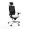Bureaustoel met hoofdsteun Piqueras y Crespo 3D086G1 Wit