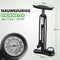 Travelhawk Fietspomp - Dubbele Ventielkop - Drukmeter - Ergonomisch Ontwerp