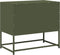 vidaXL - Tv-meubel - 68x39x60,5 - cm - staal - olijfgroen
