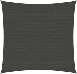 vidaXL - Zonnezeil - 160 - g/m² - 5x5 - m - HDPE - antracietkleurig