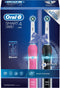 Oral-B Smart 4 4900 - Elektrische tandenborstel - Poetsdruksensor en 2 min. timer - Zwart (2 stuks)