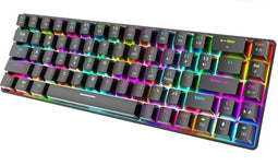T8 RGB - Mechanisch Gamingtoetsenbord - 68 Toetsen - Brown Switch - QWERTY