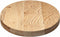 vidaXL - Tafelblad - 100x50x4 - cm - ovaal - massief - eikenhout