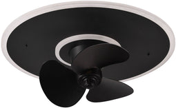 REALITY NYBRO - Ventilator - Dimbaar met schakelaar - Zwart mat