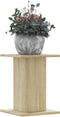 vidaXL - Plantenstandaards - 2 - st - 30x30x40 - cm - bewerkt - hout - sonoma - eiken