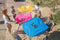 BS Eekhoorn Parachutes - Vang & Werpspel - 2 tot 20 Spelers - Vanaf 4 jaar - Buitenspeelgoed - Actief Spel - Strandspeelgoed