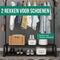 Exxen Industrieel Kledingrek - Metaal - 110x33x150 CM - Zwart - Opbergruimte Voor Schoenen -