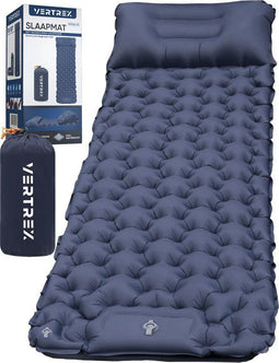 Vertrex Inflate-X1 - Slaapmat - Ingebouwde Pomp - Marineblauw