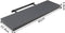 Woltu Zwevende Wandplank - MDF Wandrek - 80 x 22,9 x 3,8 cm - Donkergrijs