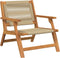 vidaXL - Tuinstoelen - 2 - stuks - Beige - 67x77x73 - cm - Massief - acaciahout