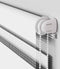 vidaXL - Zebra - blind - 70x100 - cm - stofbreedte - 65,9 - cm - polyester - wit