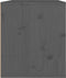 vidaXL - Wandkast - 45x30x35 - cm - massief - grenenhout - grijs