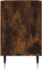 vidaXL - Tv-meubel - 69,5x30x50 - cm - bewerkt - hout - gerookt - eikenkleurig