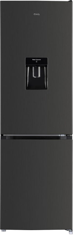 CHiQ CBM250NEBD - Koel-Vriescombinatie - 250L - No Frost - Waterdispenser - Inverter Compressor - 39dB - Kleur: donker roestvrij staal - 12 jaar garantie op compressor