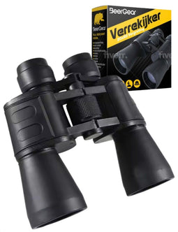 BeerGear® - Verrekijker 20x50 - BAK4 prisma's - Geschikt voor brillendragers - Zwart