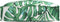 vidaXL - Ligbedkussen - met - bladerenpatroon - 50x50x12 - cm - Oxford - stof