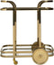 Richmond Interiors Trolley X.O. goud met glas (Gold)