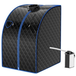Coast draagbare stoomsauna - 3L - 78 x 87 x 101 cm - zwart