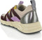 PS Poelman Minion Dames Sneakers - Lage Sneakers - Shiny Details - Bordeaux Beige Multi