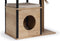 Designed by Lotte Nala - Krabpaal - Hout - 3 ligplekken - Bruin - 65x40x82 cm