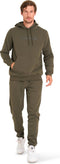 Mario Russo Anselm - Heren Tracksuit - Elastische tailleband - Groen (3XL)