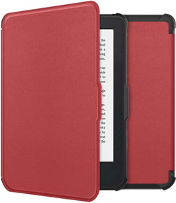 imoshion E-reader Hoesje - Geschikt voor Kobo Clara 2E, Tolino Shine 4 - Slim Soft Case Sleepcover Bookcase - Rood