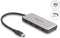 Delock 64261 - USB 3.2 Gen 1 Type-C Hub - 4 poorten 10000 Mbit/s - Zwart Grijs