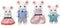 Sylvanian Families 5308 familie marshmellow muis- 4 fluweelzachte speelfiguren