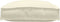 vidaXL - Ligbedkussens - voor - Zitplaats - 2 - stuks - Crème - 40x40x8 - cm - Oxford - Stof