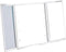 Berilo Make-up Spiegel - vergrotend - met LED verlichting - 11,5 x 9,5 cm