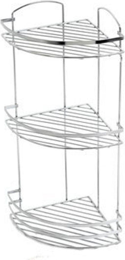 Plieger Solid - Doucherek - 3 Laags - Hoekplanchet - Chroom