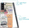imoshion Hoesje Geschikt voor Samsung Galaxy S21 FE Hoesje Siliconen - imoshion Design hoesje - Meerkleurig / Post Travel