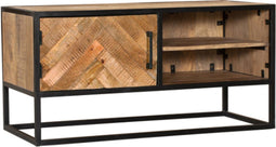 Tv meubel Isa 100 cm - Tv kast meubel - tv meubel industrieel
