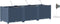 vidaXL - Tuinplanten - met - Water - Irrigatiesysteem - - - Set - van - 3 - - - Grijs